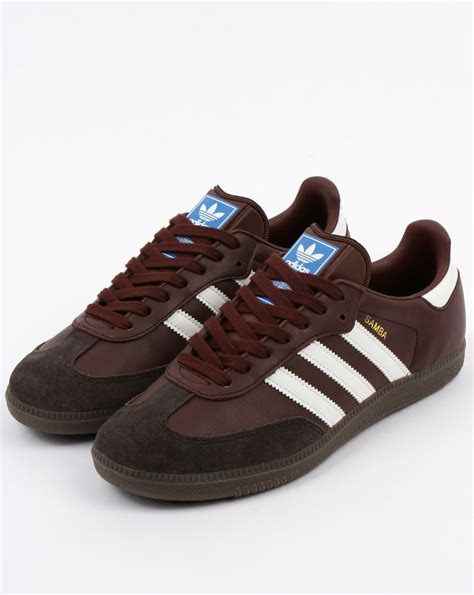 Adidas men's brown samba